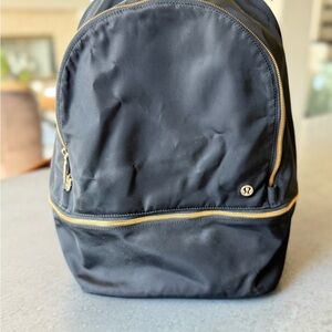Lululemon City Adventurer II Backpack in Black & Gold Backpack w/Laptop pocket.